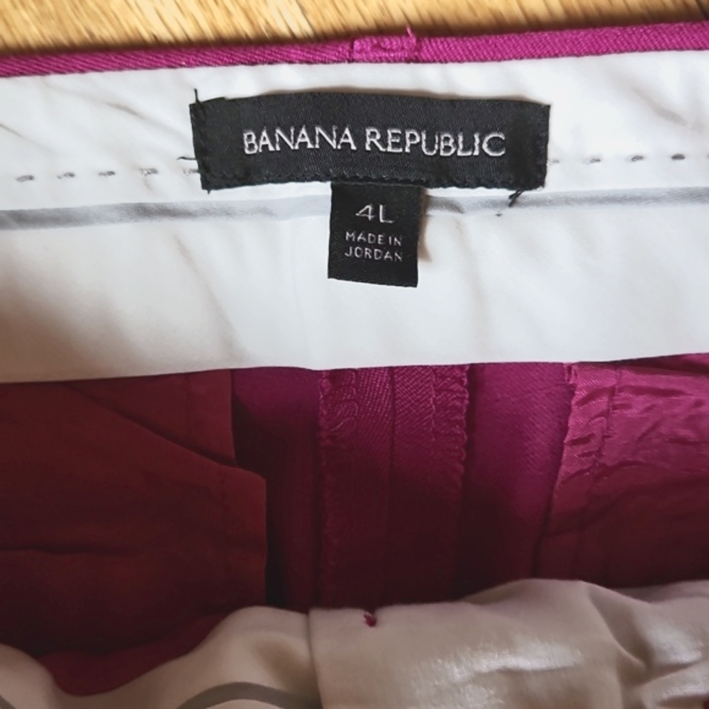 Banana Republic, Fuschia Sloan Ankle Pants, 4L - Picture 3 of 5